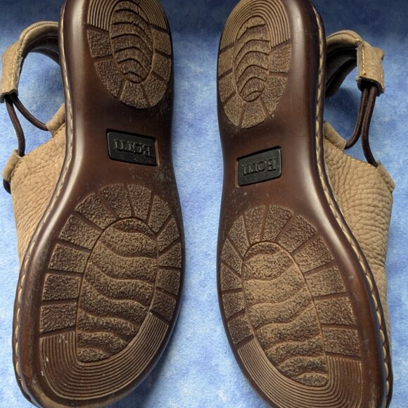 Born Majo Leather Closed Toe Sling-Back Mule - Picture 4 of 7